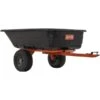 Agri-Fab 700lb Capacity, Poly Dump/Swivel Cart -MowerTech Store Agri Fab 700lb Capacity Poly Dump Swivel Cart