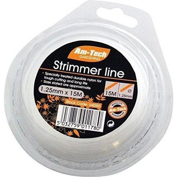 AmTech Metre 1.25mm Strimmer Line 3 AmTech Metre 1.25mm Strimmer Line