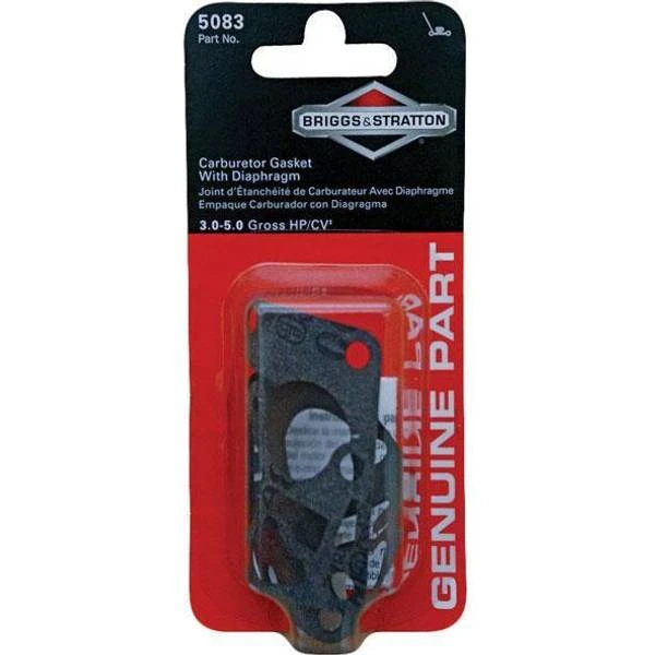 Briggs & Stratton Carburetor Gasket With Diaphragm Kit 3 Briggs & Stratton Carburetor Gasket With Diaphragm Kit
