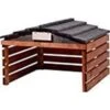 Dobar 56193e Mährobotergarage Dach Rasenroboter Unterstand Massivholz Braun/Schwarz 2 Dobar 56193e Mährobotergarage Dach Rasenroboter Unterstand Massivholz Braun/Schwarz -MowerTech Store Dobar 56193e Maehrobotergarage Dach Rasenroboter Unterstand Massivholz Braun Schwarz