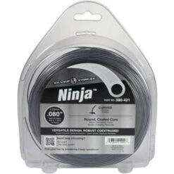 STENS Ninja Trimmer Line, 0.08 In. Diameter, 400 Ft. Gray