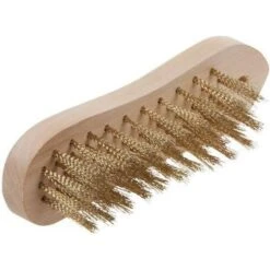 Wolfcraft Messingdraht-Violinbürste 5-reihig