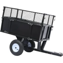 VidaXL Tipping Trailer For Lawn Mower 92449
